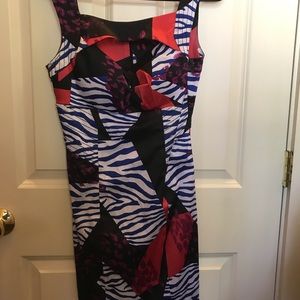 Multicolor mini dress